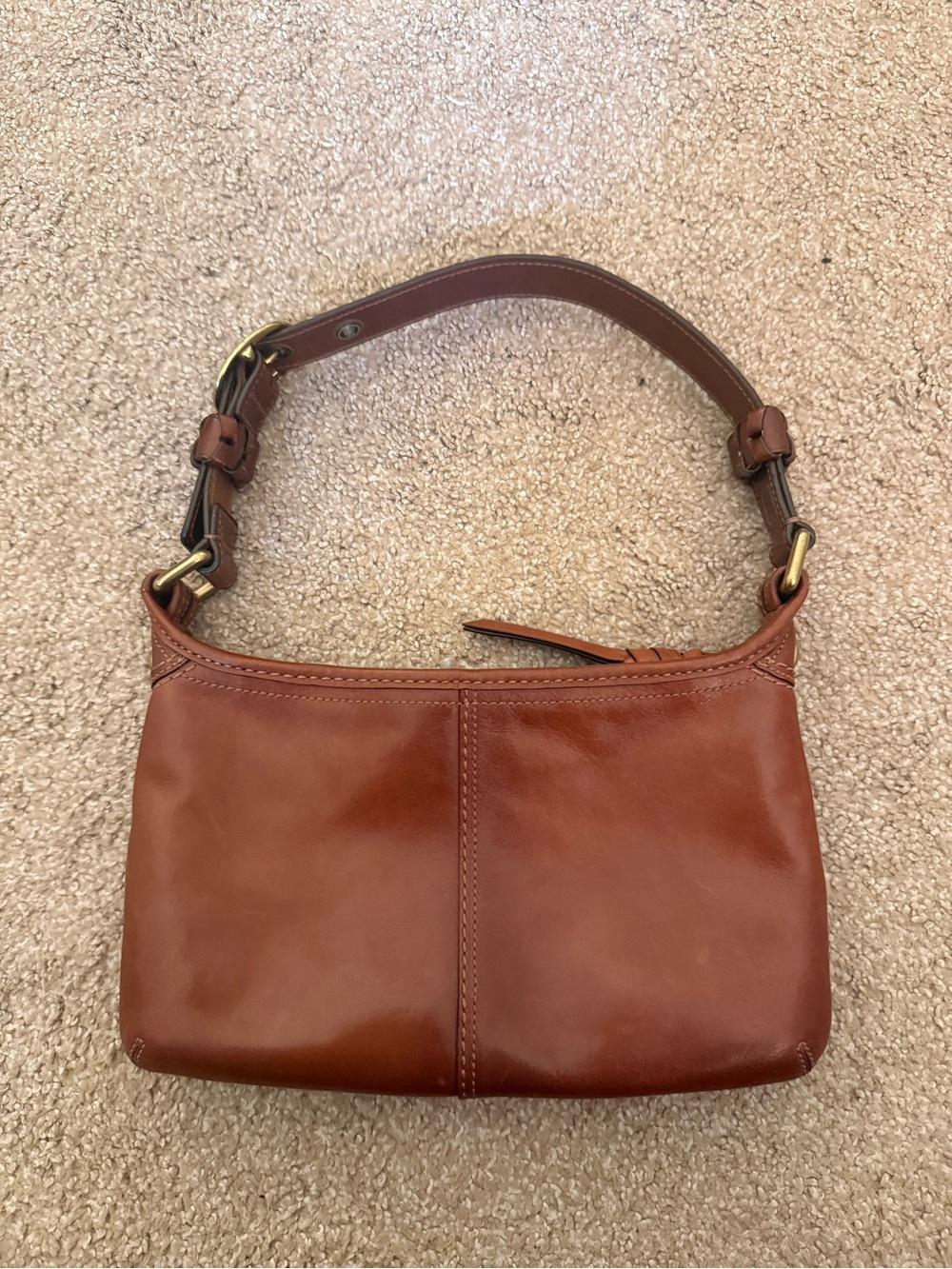 Vintage Brown Coach Shoulder Bag - Timeless Everyday Style
